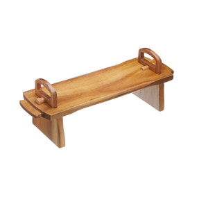 Artesà Acacia Wood Platform Platter Serving Board