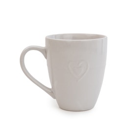 Embossed Hearts Mug